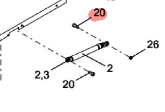  90990-31J006 BOLT, SHOULDER YAMAHA YSM20R